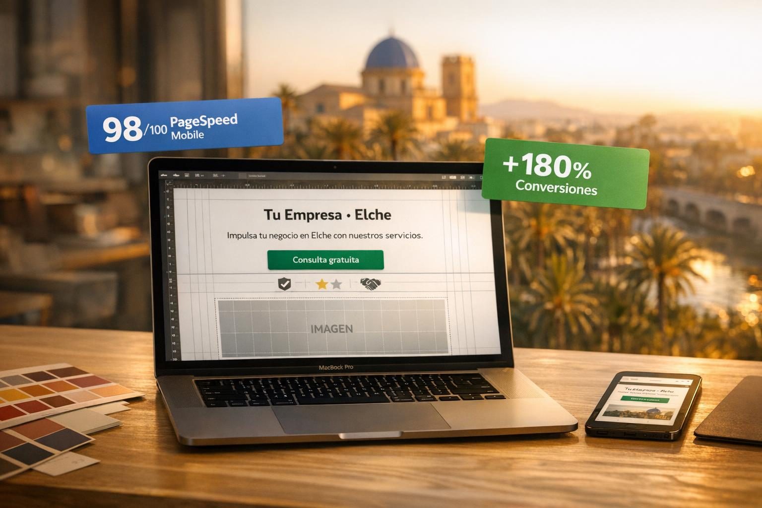 Diseño Web en Elche — Diseño Web Profesional en Elche — Páginas que Convierten