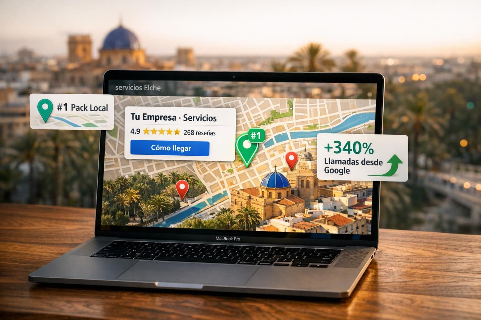 SEO Local en Elche — Top 3 Google Maps Pack Local para tu negocio en Elche